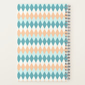Notizbuch mit Boho-Strand- und Surfbrett-Design (Rückseite)