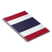 Notizbuch mit Flagge Thailands Notizblock (Rechte Seite)