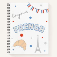 Notizbuch mit französischer inspirierter Uni