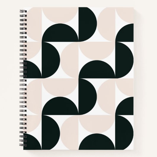 Notizbuch mit geometrischem Muster (Vorderseite)
