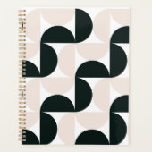 Notizbuch mit geometrischem Muster Planer (Vorderseite)