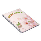 Notizbuch mit skurrilem Schmetterlingsdesign Notizblock (Rechte Seite)