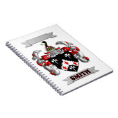 Notizbuch mit Smith Nachname und Schild Notizblock (Rechte Seite)