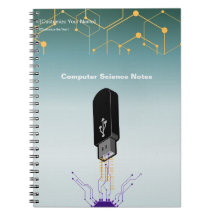 Notizbuch mit Spiralbindung für Informatik