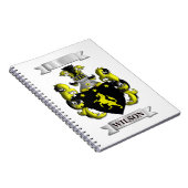Notizbuch mit Wilson Nachname und Schild Notizblock (Rechte Seite)