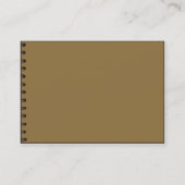 Notizbuch - mollig visitenkarte (Rückseite)