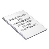 Notizbuch Notizblock (Rechte Seite)