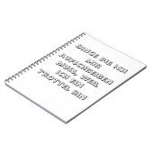 Notizbuch Notizblock (Linke Seite)