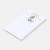 Notizbuch, Notizblock, Träume groß. Post-it Klebezettel (angewinkelt)