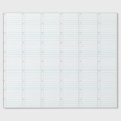 Notizbuch-Papier Geschenkpapier (Flach)