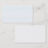 Notizbuch-Papier Visitenkarte (Vorne/Hinten)