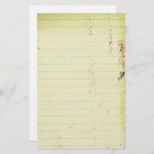 Notizbuch-Papierbriefpapier Briefpapier (Vorne/Hinten)