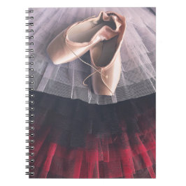 Notizbuch - Pointe Schuhe u. Ballettröckchen Notizblock