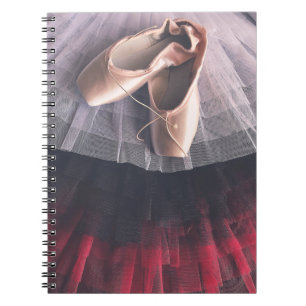 Notizbuch - Pointe Schuhe u. Ballettröckchen Notizblock