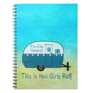 NOTIZBUCH Retro Camper Personalisieren Sie es! Notizblock
