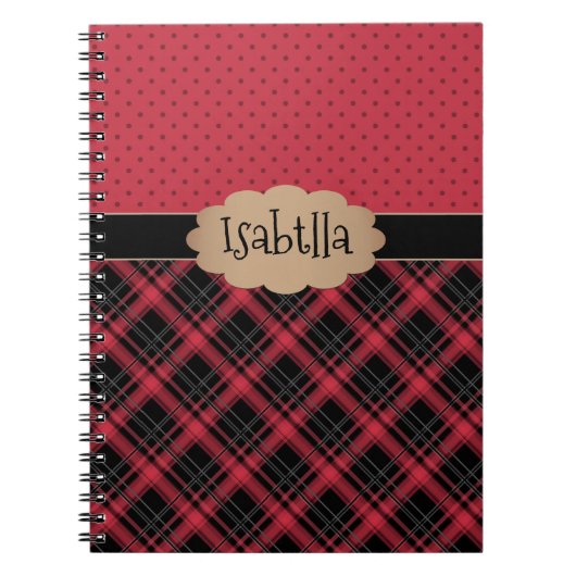 Notizbuch retro, retro, kariert, Patchwork Notizblock (Vorderseite)