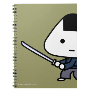Notizbuch - RiceBall Samurai - Gold Notizblock