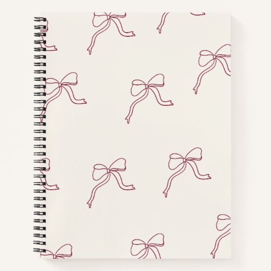 Notizbuch - Rosa Schleife 🎀 Tagebuch (Vorderseite)