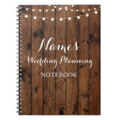 Notizbuch-rustikale hölzerne notizblock (Vorderseite)