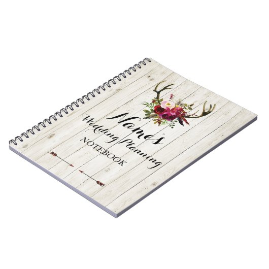 Notizbuch-rustikale Notizblock (Linke Seite)