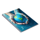„Notizbuch Save the Earth Water Planet“ Notizblock (Rechte Seite)