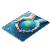 „Notizbuch Save the Earth Water Planet“ Notizblock (Linke Seite)