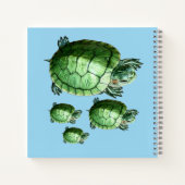 Notizbuch-Schildkröte Notizblock (Rückseite)