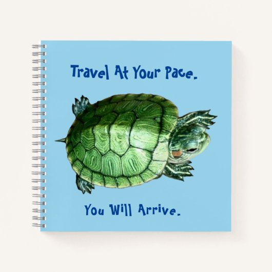 Notizbuch-Schildkröte Notizblock (Vorderseite)