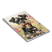 Notizbuch – Schnauzer Aquarell-Tagebuch für Hunde Notizblock (Rechte Seite)
