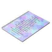 Notizbuch Seite des Fähigkeits-nicht Notizblock (Linke Seite)