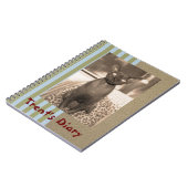 Notizbuch | Sepia Foto Devon Rex Cat Notizblock (Linke Seite)