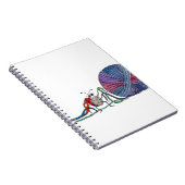 Notizbuch so vieler losen Bandenden Notizblock (Rechte Seite)