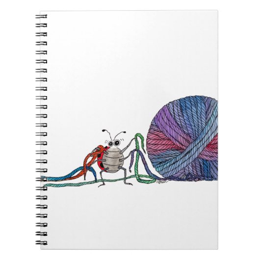 Notizbuch so vieler losen Bandenden Notizblock (Vorderseite)