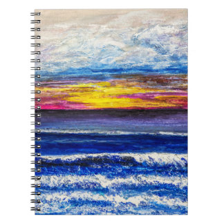 Notizbuch - Sonnenaufgang am Meer Notizblock