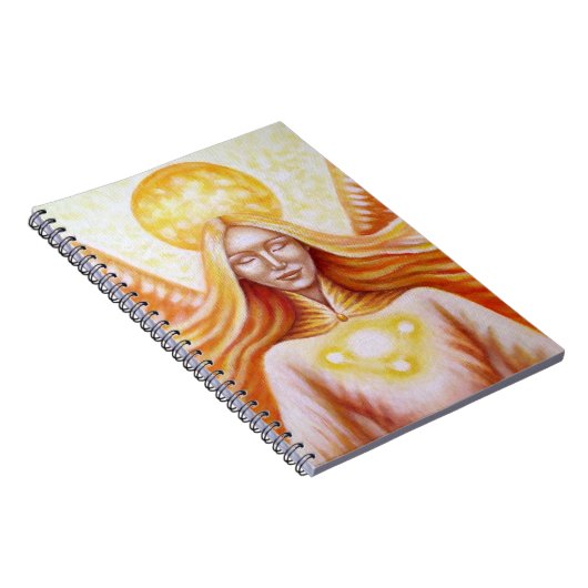 Notizbuch „Sonnenengel " Notizblock (Rechte Seite)