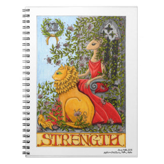 Notizbuch: Stärke (Tarot der Maus) Notizblock