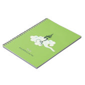 NOTIZBUCH - TAM - die Samen-Silbe von grünem Tara Notizblock (Linke Seite)