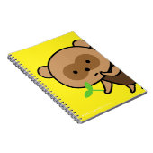 Notizbuch - Teekessel Tanuki mit Blätter Notizblock (Rechte Seite)