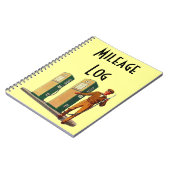 Notizbuch-Vintager Notizblock (Linke Seite)