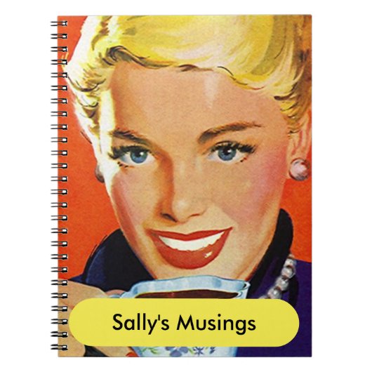 Notizbuch-Vintager Tagesplaner organisierte Notizblock (Vorderseite)