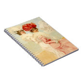 Notizbuch-Vintages viktorianisches Notizblock (Rechte Seite)