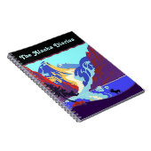 Notizbuch-Zeitschriften-Vintage Notizblock (Rechte Seite)