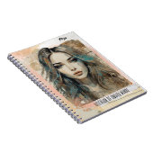 Notizbuch zu unausgesprochenen Worten Notizblock (Rechte Seite)