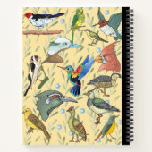 Notizbuch zur Vogelkomposition, spiralförmig (Rückseite)