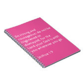 Notizbuchbibel-Vers Notizblock (Rechte Seite)