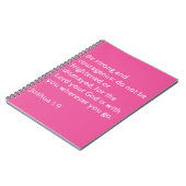 Notizbuchbibel-Vers Notizblock (Linke Seite)