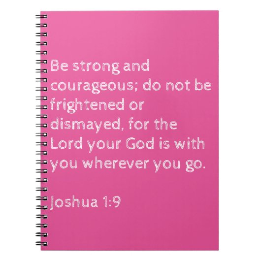 Notizbuchbibel-Vers Notizblock (Vorderseite)