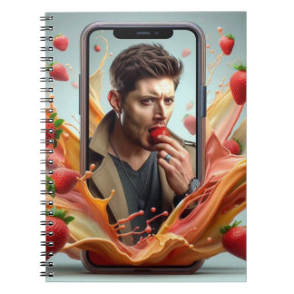 Notizbücher Dean mit Erdbeeren