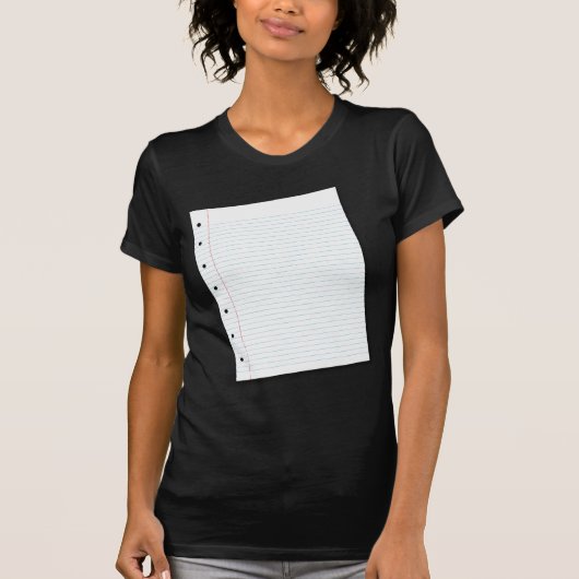 Notizbuchpapier T-Shirt (Vorderseite)
