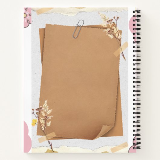 Notizbuchumschlag Notizblock (Rückseite)